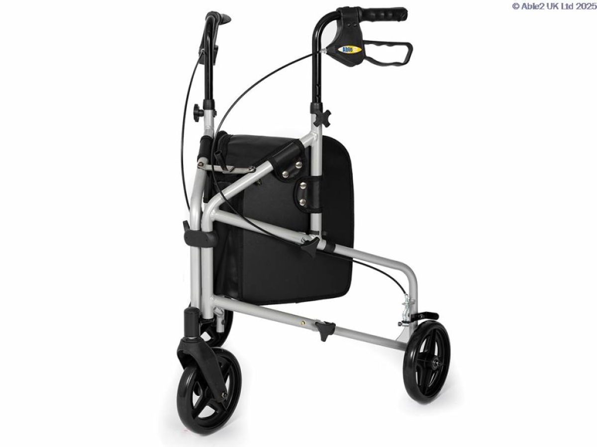 Compact Aluminium Tri Wheel - Silver - Able2