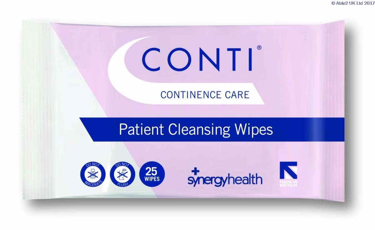 Oasis® Cinco Incontinence Wipes 1 x 25 wipes Able2