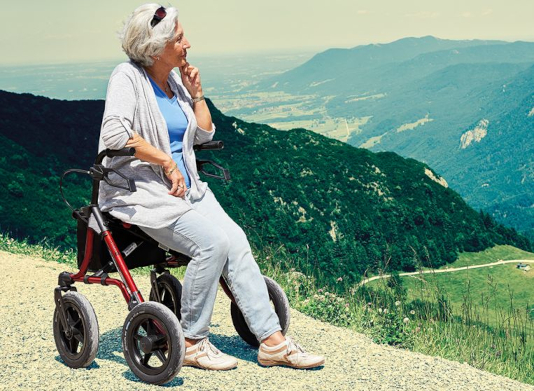 Offroading Rollator Support